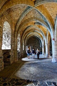 Medieval colonnade architecture