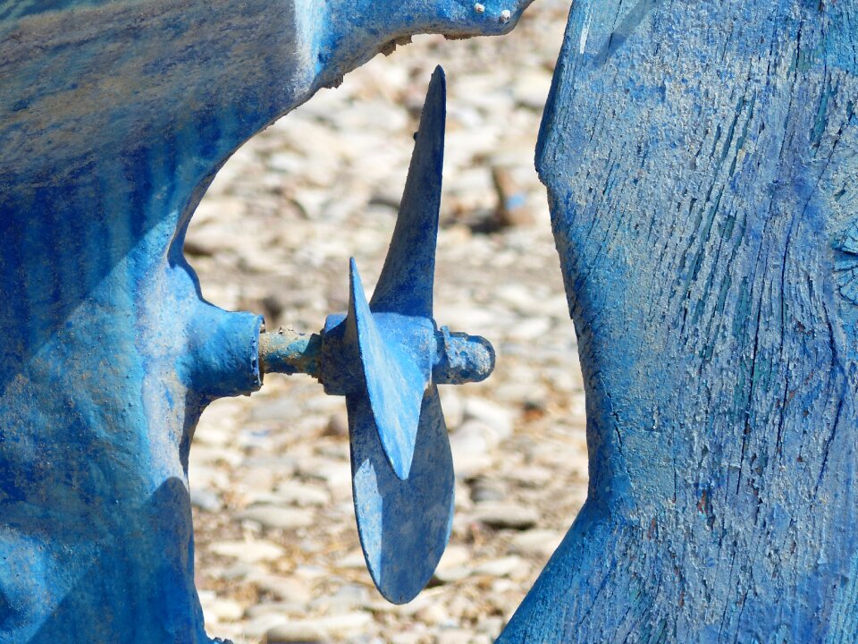 Propeller beach sea