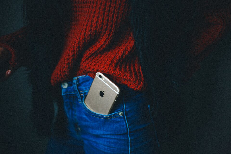 Iphone blue phone blue apple