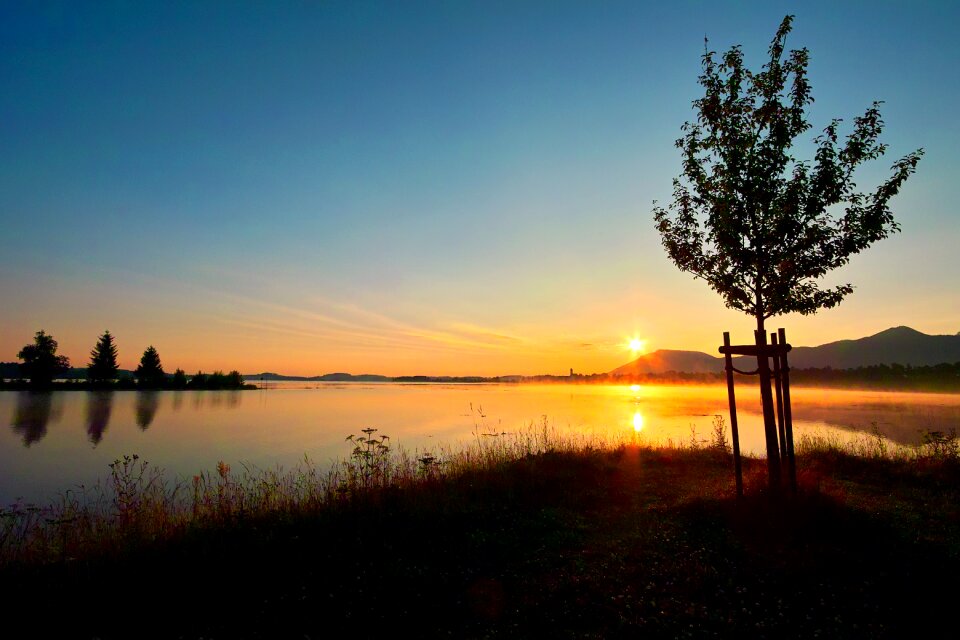 Waters lake forggensee lake photo