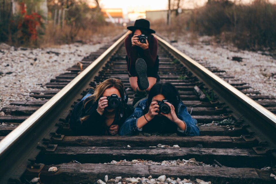 People friends bonding