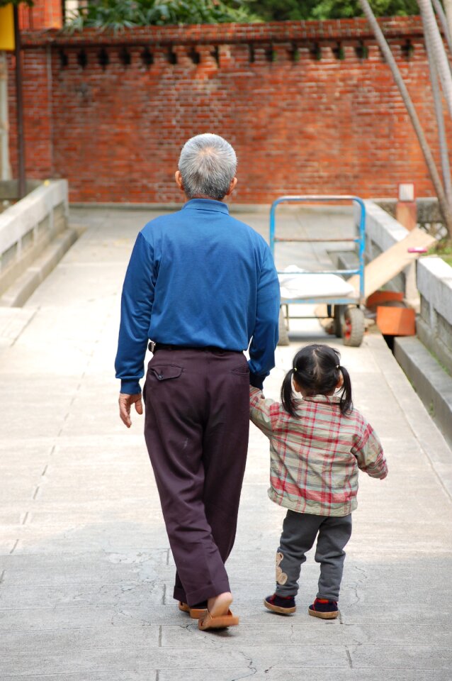 Family grandpa grandson