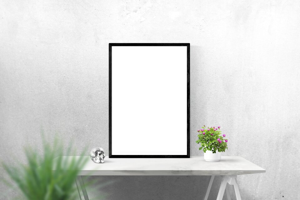 Interior frame mock