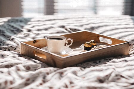 Coffee drink wooden