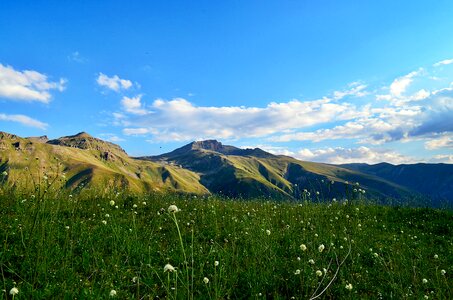 Landscapes nature sky grass photo