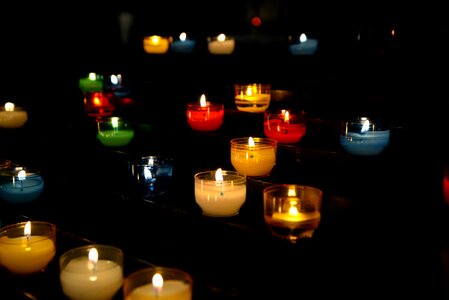 Flame religion candlelight photo