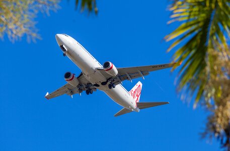 Virgin australia boeing 737-800 passenger plane