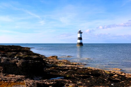 Lighthouse penmon point anglesey photo