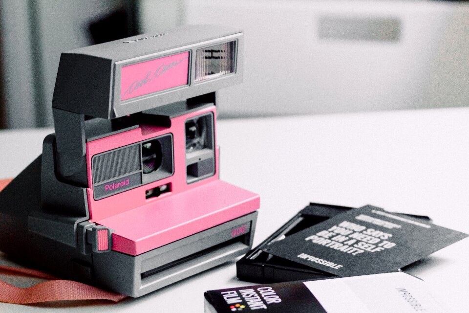 Polaroid photography book