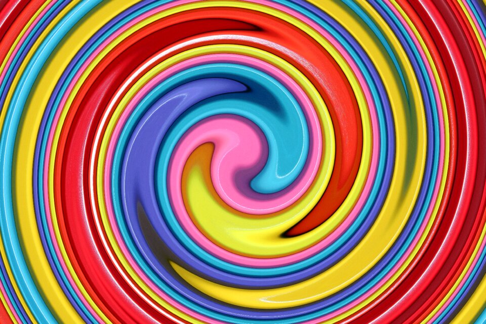 Abstract modern art eddy