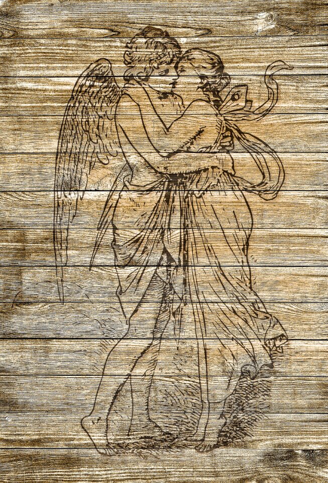 Kiss vintage shabby chic