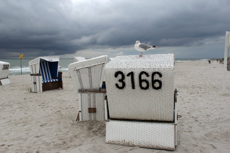 Coast travel beach chair photo