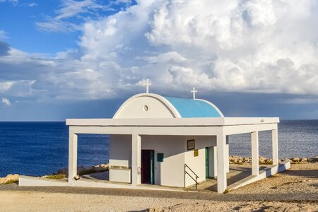 Church blue white