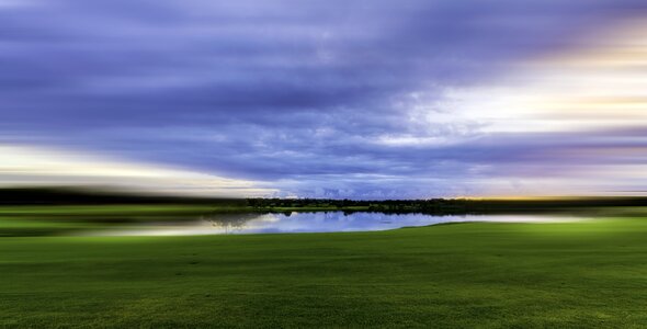 Grasslands grass lake