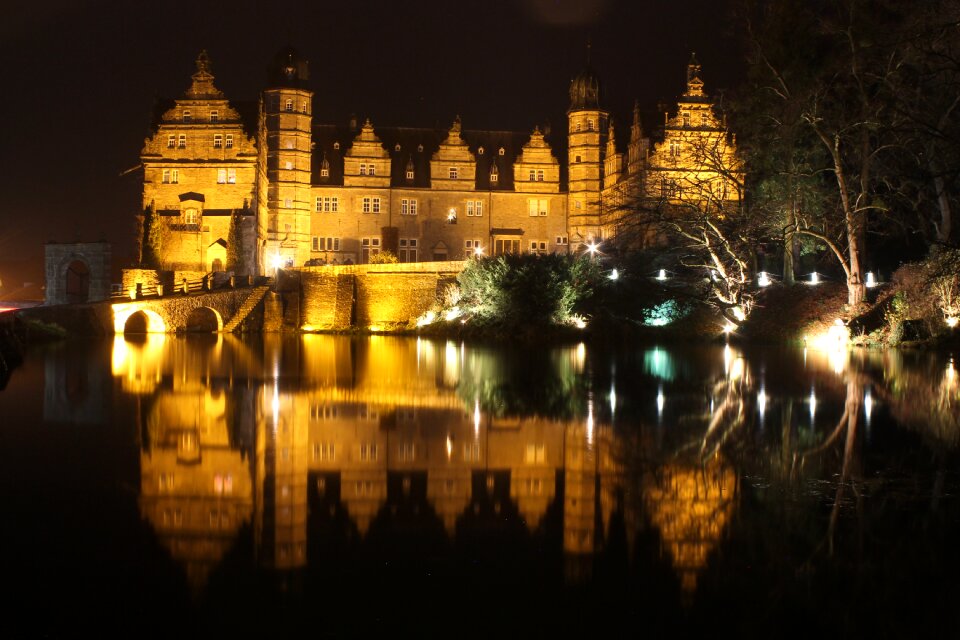 Architecture evening night photograph