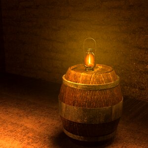 Barrels cellar wine barrels
