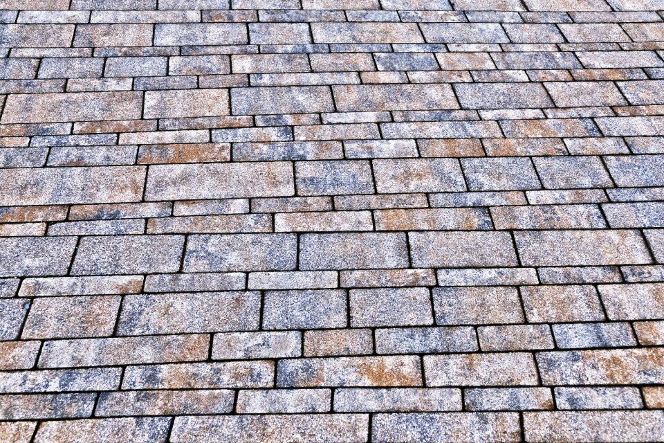 Paved background natural stone