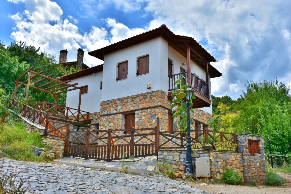 Building facade villa