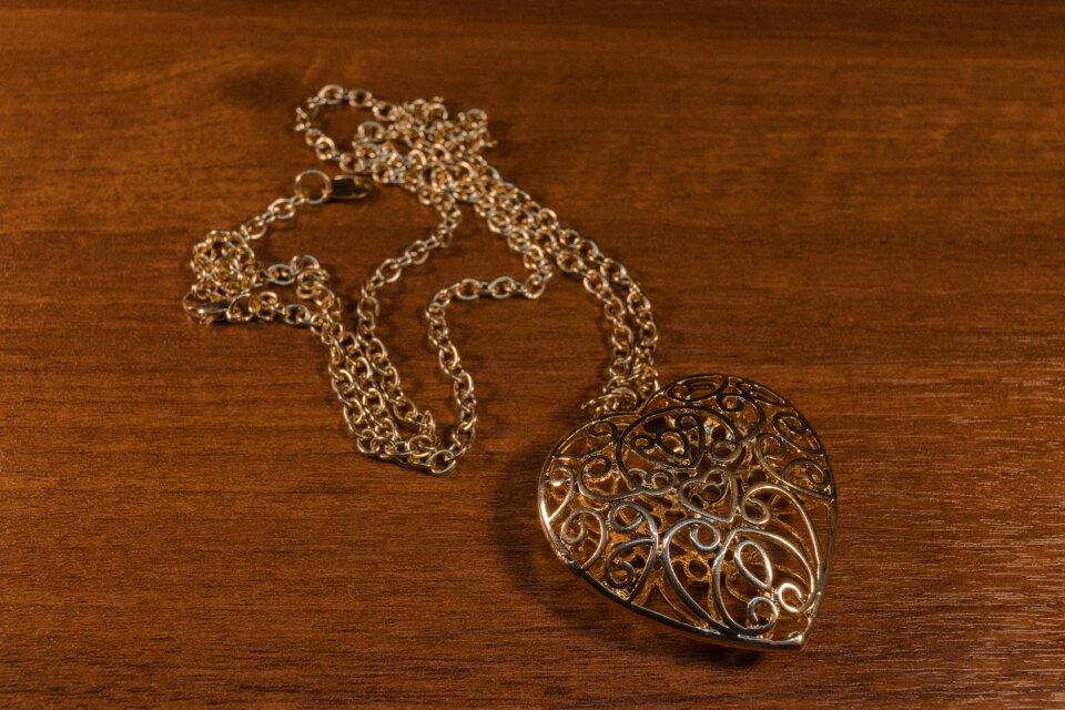 Golden jewelry bijouterie