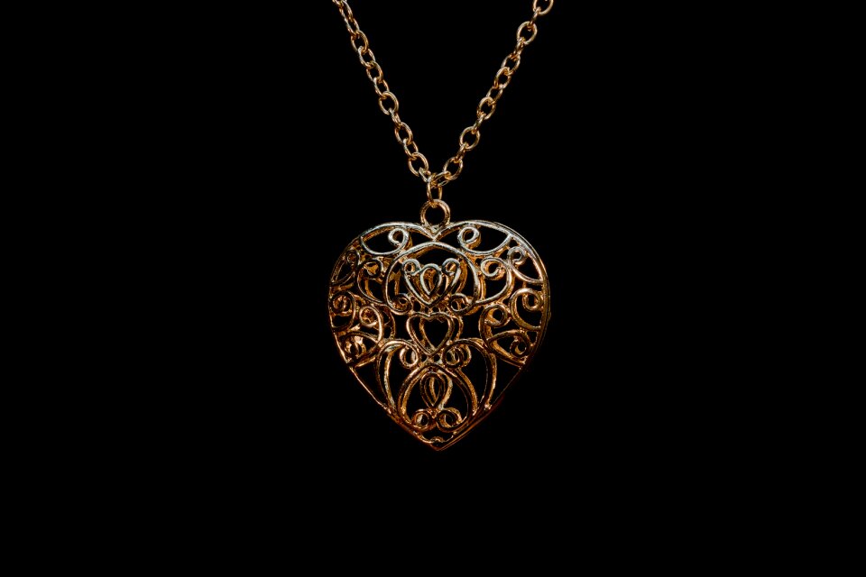 Golden jewelry bijouterie