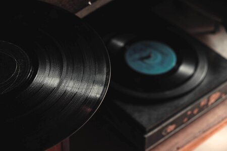 Vinyl record recorder photo
