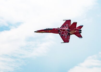 Air force fighter airplane