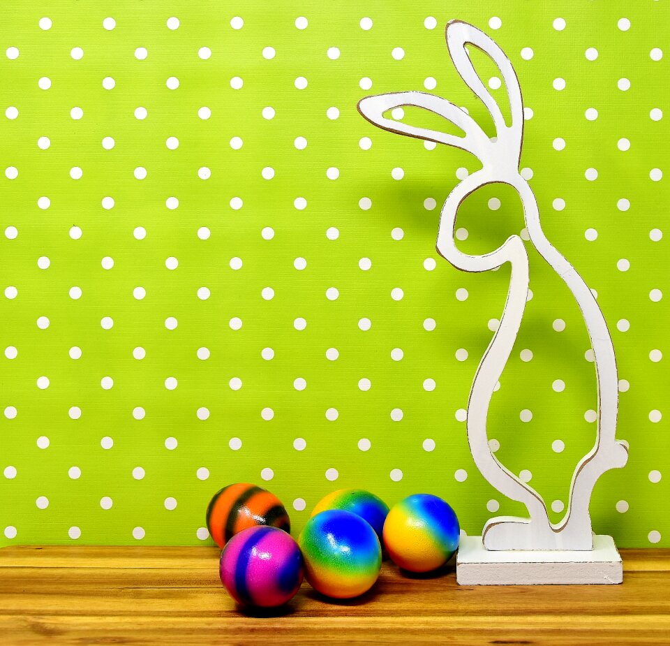Easter eggs colored happy easter