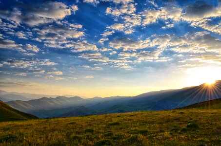 Mountains eastern black sea sky