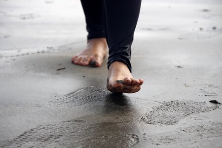 Foot outdoors footprint