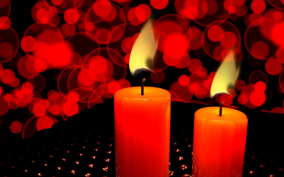 Candlelight romance mourning