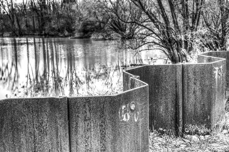Hold back high water flood protection