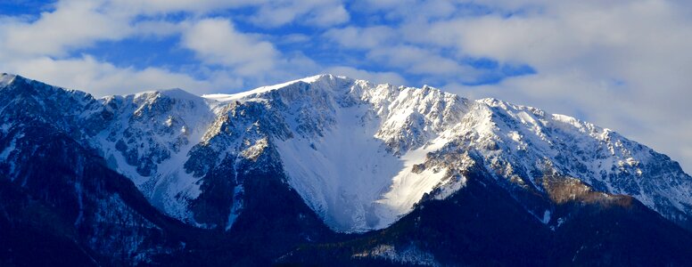 Nature panorama winter