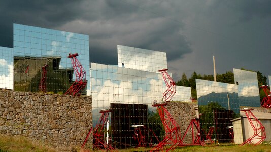 Solar odeillo reflectors