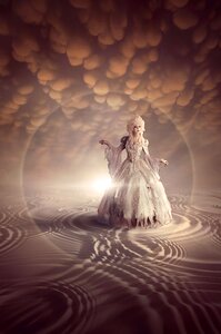 Clouds wave baroque