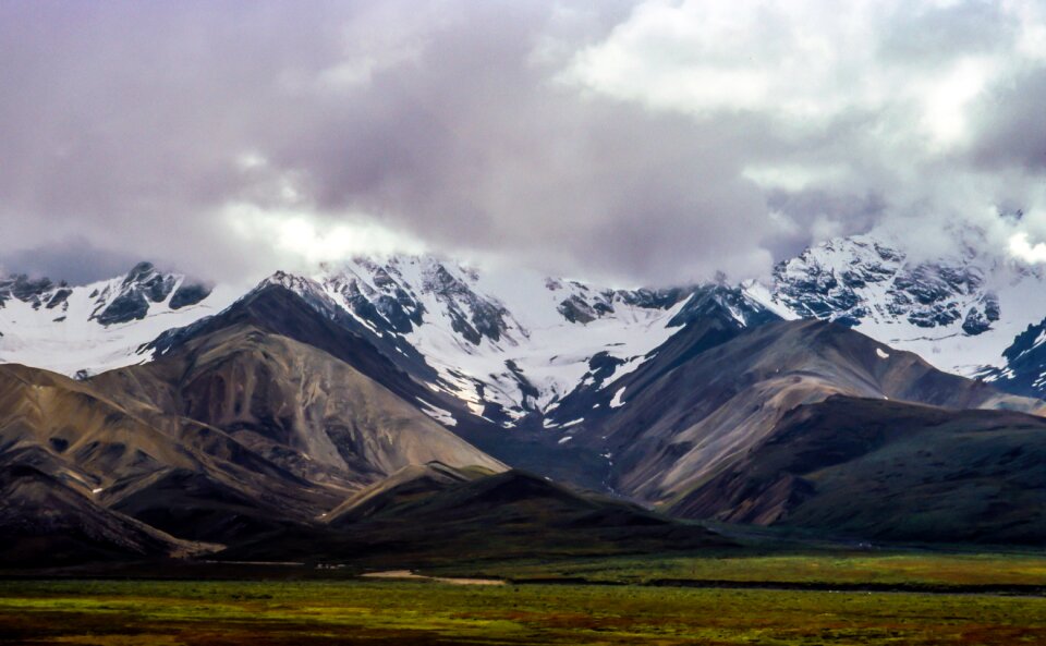 Summit peaks snow photo