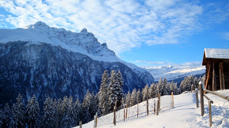 Alpine wintry cold photo