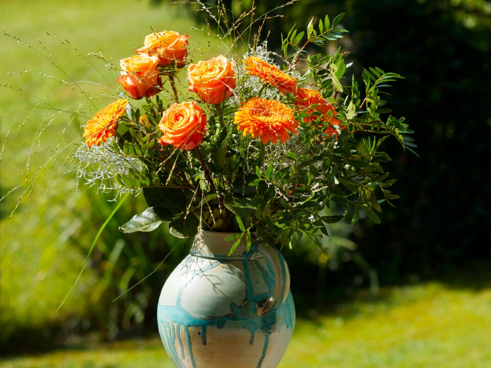 Nature decoration summer flowers