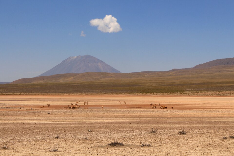Landscape cloud south america