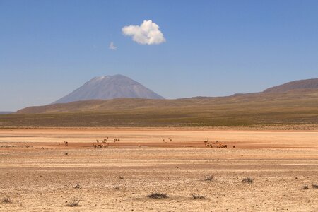 Landscape cloud south america