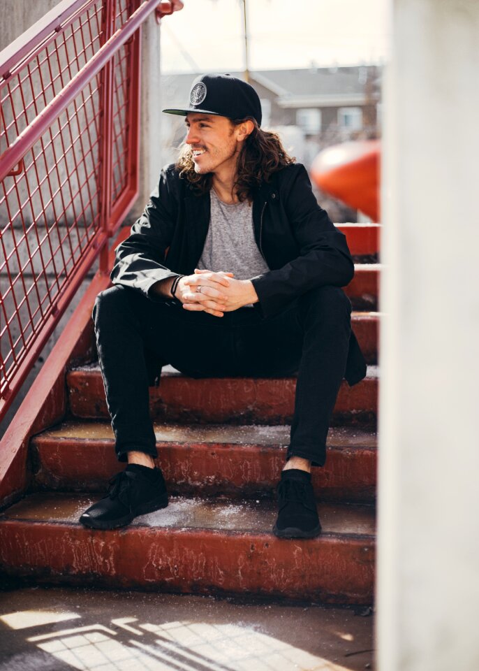 Guy sitting alone
