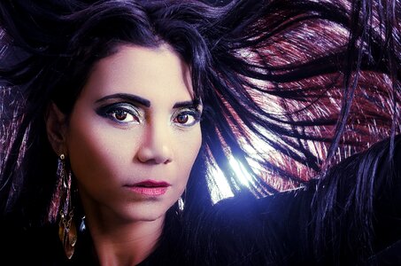 Woman model portrait