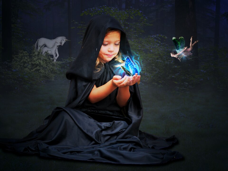 Butterfly fantasy fairy tales