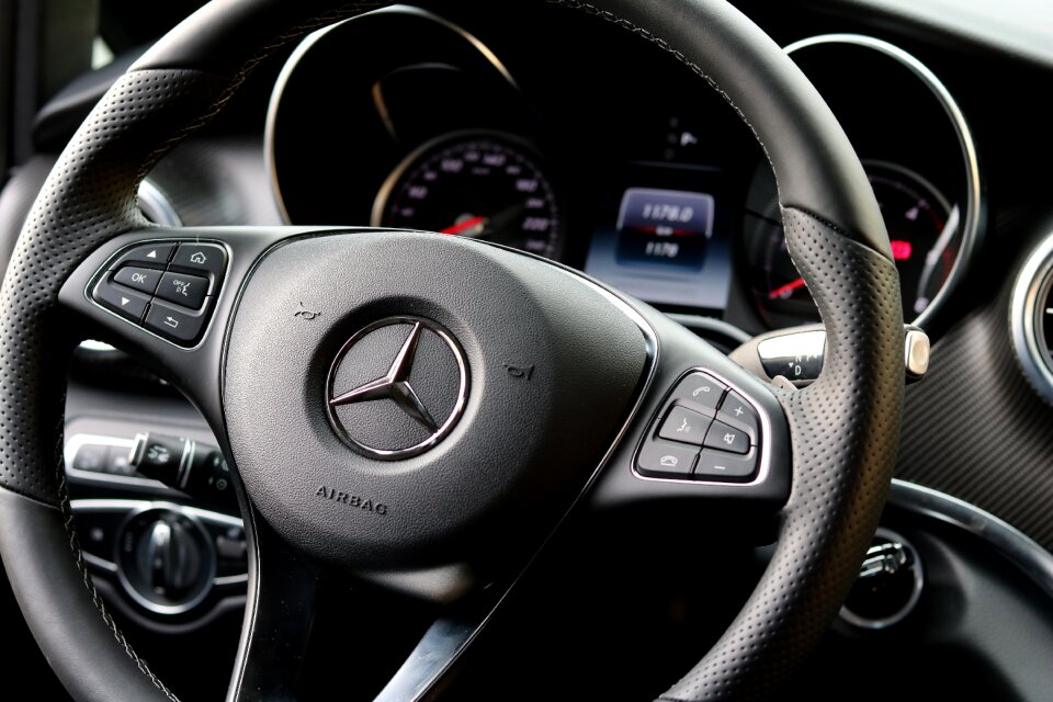 Auto detail chrome cockpit