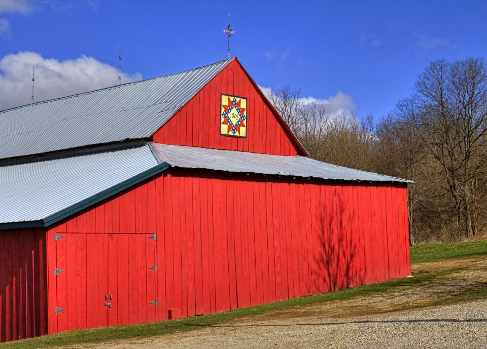 Quilt quilt barn red