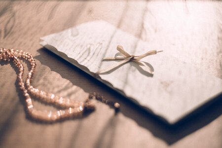 Letter formal necklace