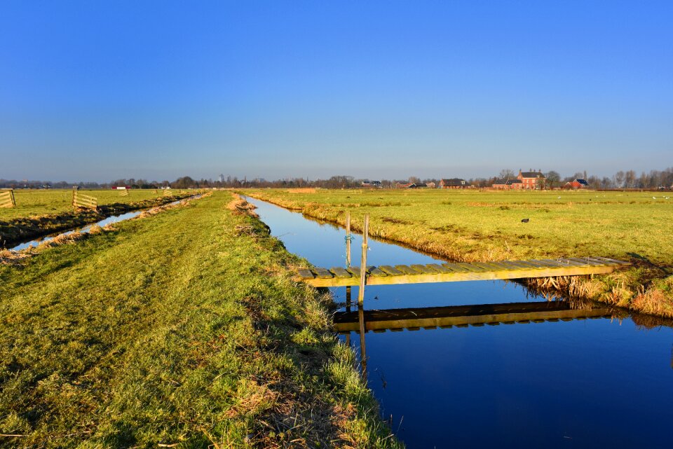 Polder dutch landscape holland