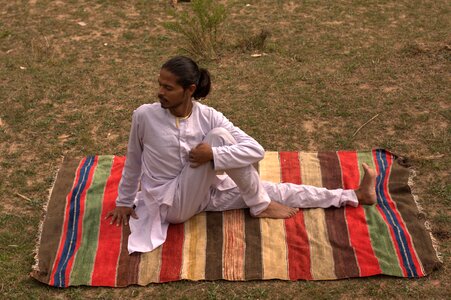 Indian indian yogi man photo