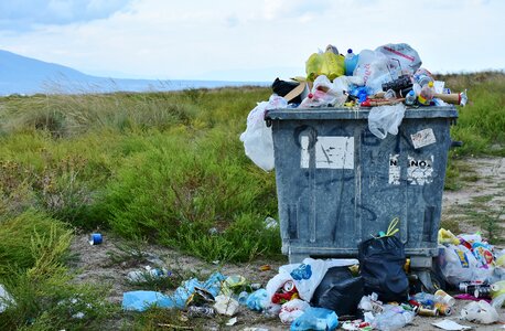 Waste bins waste disposal environmental protection photo