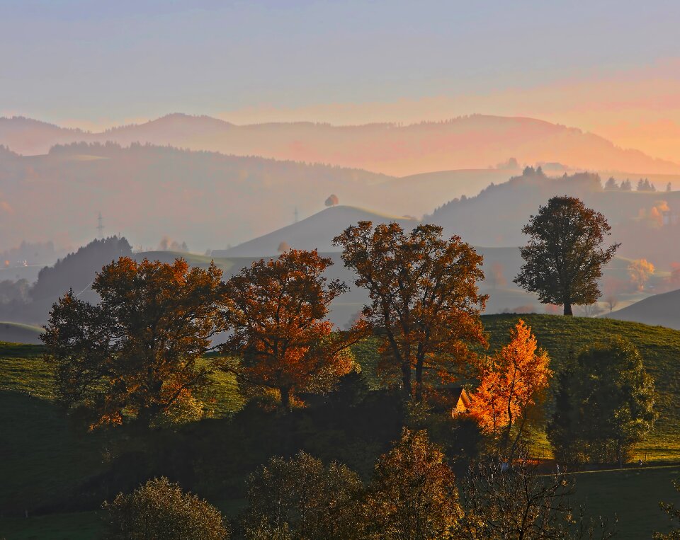 Nature highland landscape