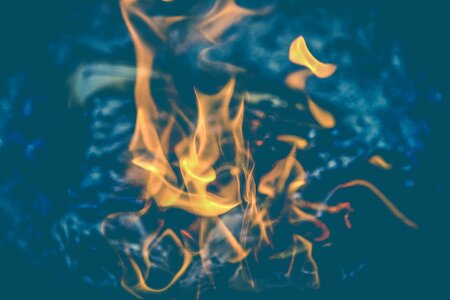 Burning charred beautiful